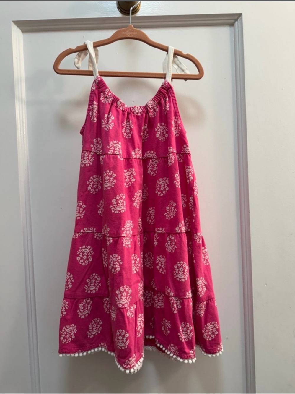 Mini Boden Pink Flower Dress